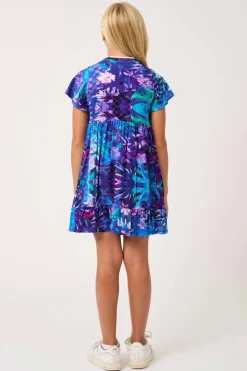 Slinky To Touch Kids Baby Doll Tiered Mini Dress - Mermaid Mafia