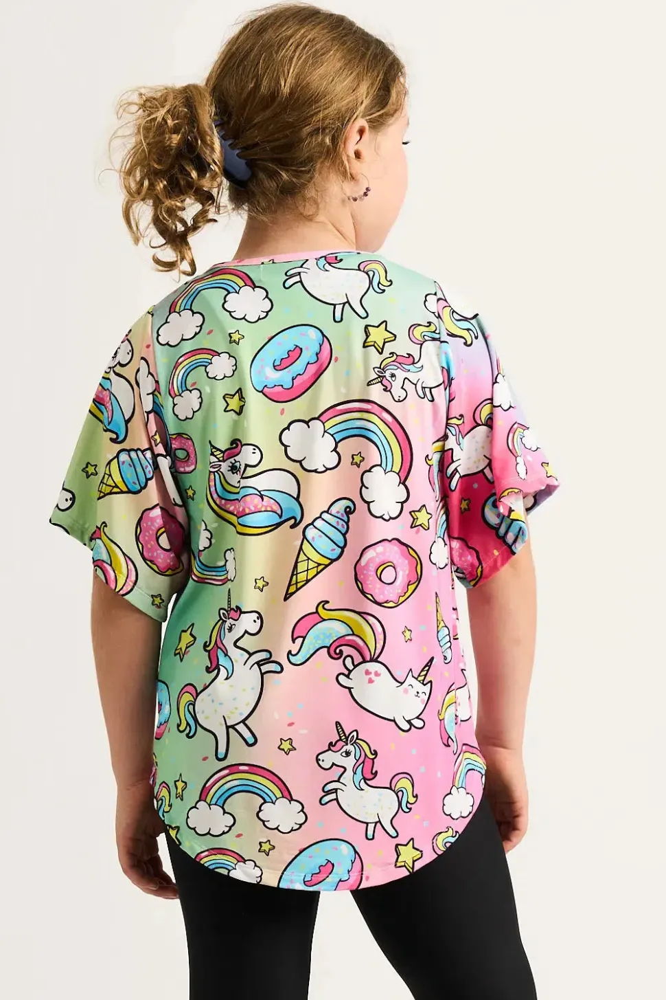 Slinky To Touch Kids Boyfriend Tee - Unicorn