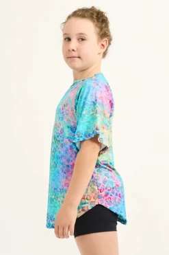 Slinky To Touch Kids Boyfriend Tee - Mermaid Jag