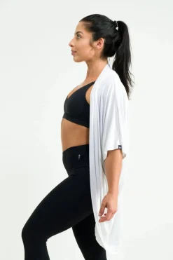 Slinky To Touch Midi Kimono - White