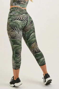 So Frond Of You Performance - Luxe Panel Pocket Drawstring Capri Leggings