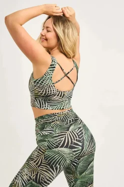 So Frond Of You Performance - Luxe Scoop Neck Comfort Crop Top