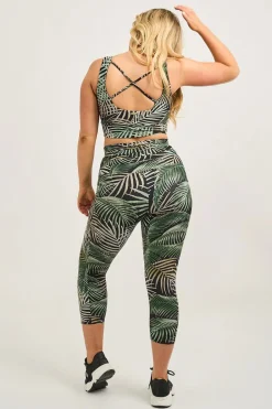 So Frond Of You Performance - Luxe Panel Pocket Drawstring Capri Leggings