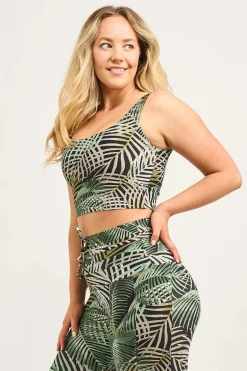 So Frond Of You Performance - Luxe Scoop Neck Comfort Crop Top