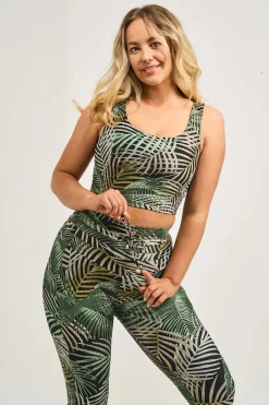 So Frond Of You Performance - Luxe Scoop Neck Comfort Crop Top