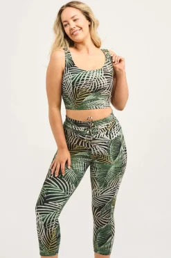 So Frond Of You Performance - Luxe Scoop Neck Comfort Crop Top