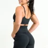 Soft To Touch Jogger Shorts W/ Pockets - Black