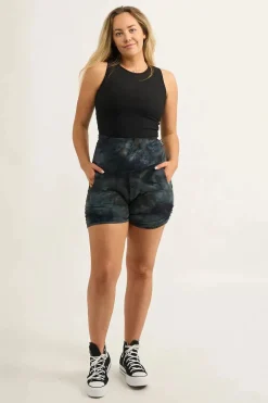 Soft To Touch Jogger Shorts W/ Pockets - Dark And Moody