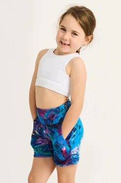 Soft To Touch Kids Jogger Shorts - Mermaid Mafia