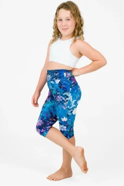 Soft To Touch Kids Jogger Capris - Mermaid Mafia