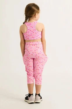 Soft To Touch Kids Jogger Capris - Extra Sprinkles