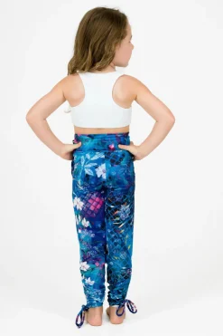 Soft To Touch Kids Jogger Long Tie Sides W/ Pockets - Mermaid Mafia