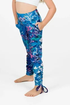 Soft To Touch Kids Jogger Long Tie Sides W/ Pockets - Mermaid Mafia