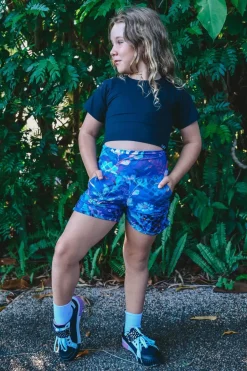 Soft To Touch Kids Jogger Shorts - Mermaid Mafia