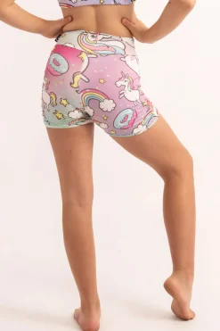 Soft To Touch Kids Jogger Shorts - Unicorn
