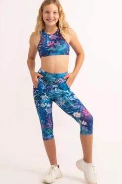 Soft To Touch Kids Jogger Capris - Mermaid Mafia