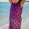 Soft To Touch Kids Lazy Girl Dress Tank - Party Like A Pineapple