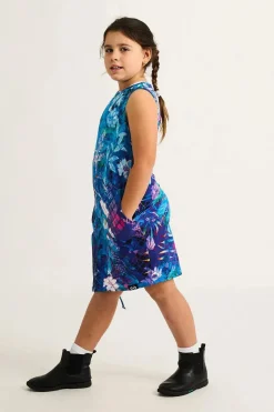 Soft To Touch Kids Lazy Girl Dress Tank - Mermaid Mafia