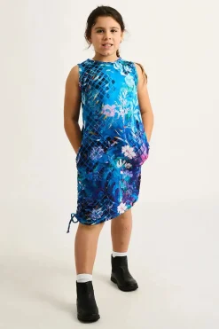 Soft To Touch Kids Lazy Girl Dress Tank - Mermaid Mafia