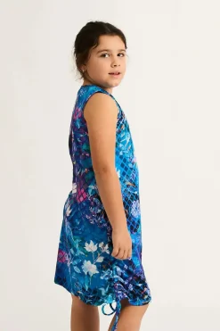 Soft To Touch Kids Lazy Girl Dress Tank - Mermaid Mafia