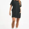 Soft To Touch Lazy Girl Dress Tee - Black