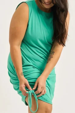 Soft To Touch Lazy Girl Dress Tank - Jade