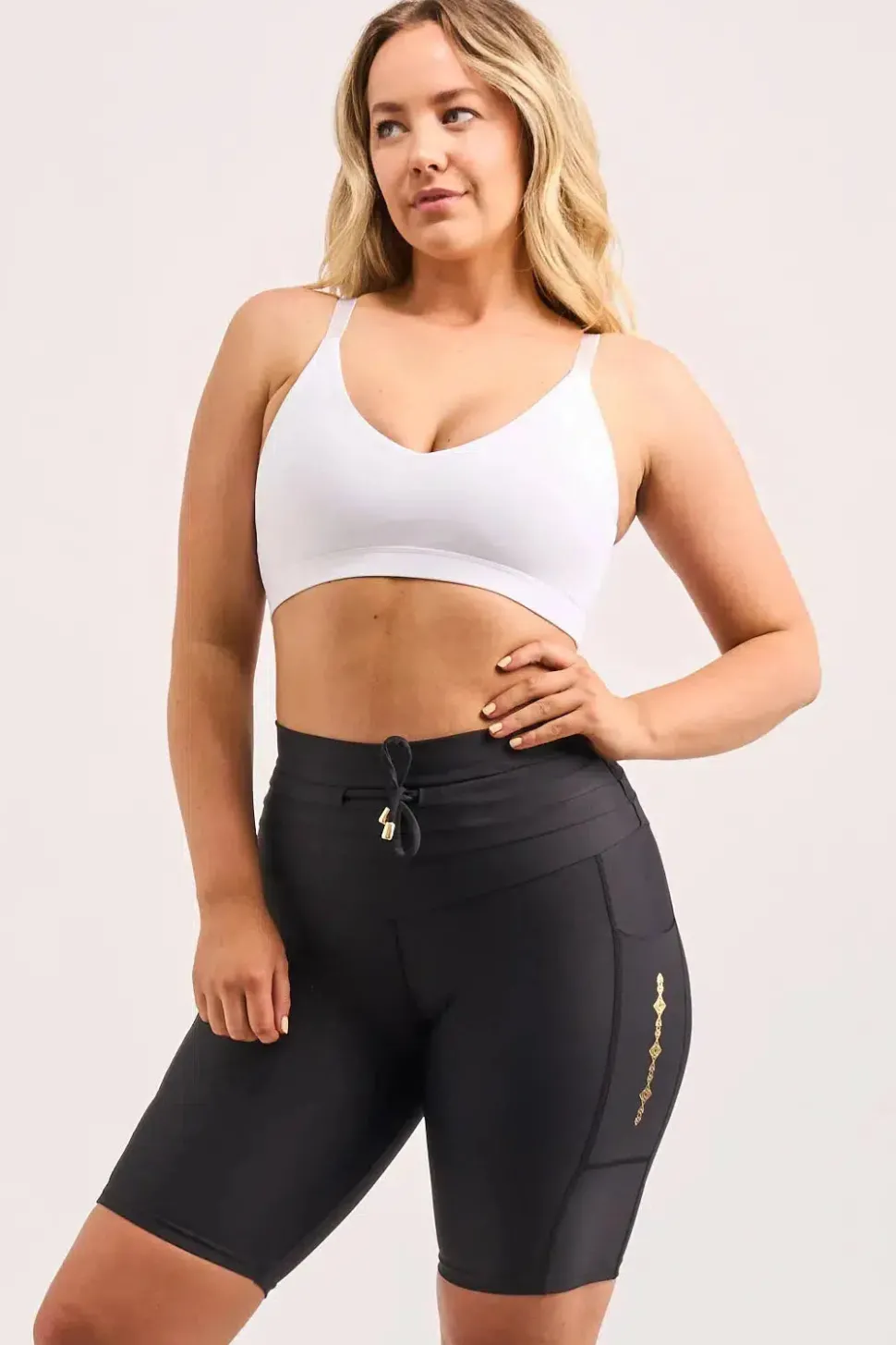 White Performance - Luxe Bralette Crop